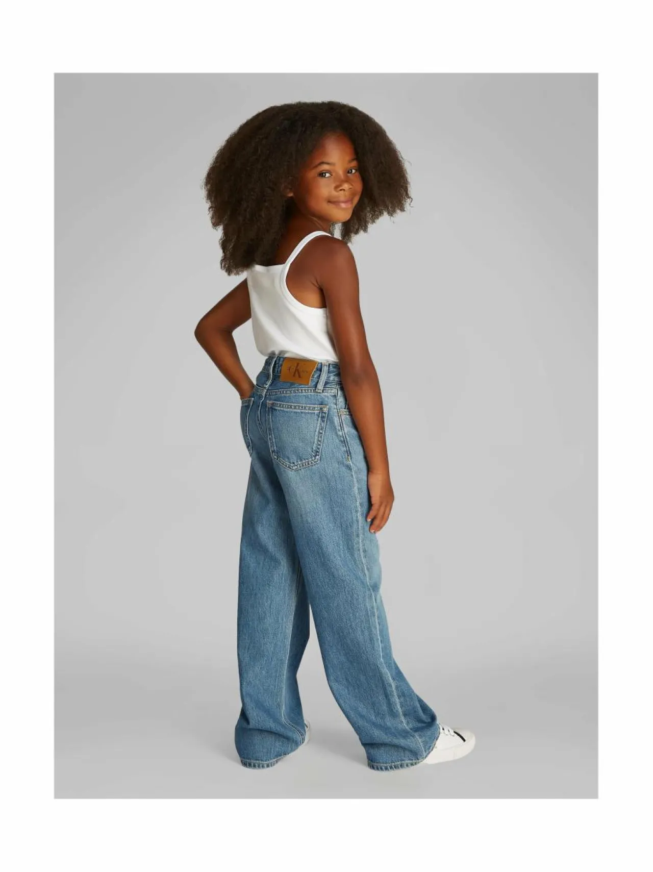 Calvin Klein Kids Wide Leg Relaxed -farkut^ Farkut