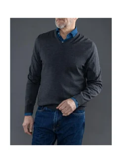 Berkeley Wilton Merino V-neck -villaneule^ Neuleet
