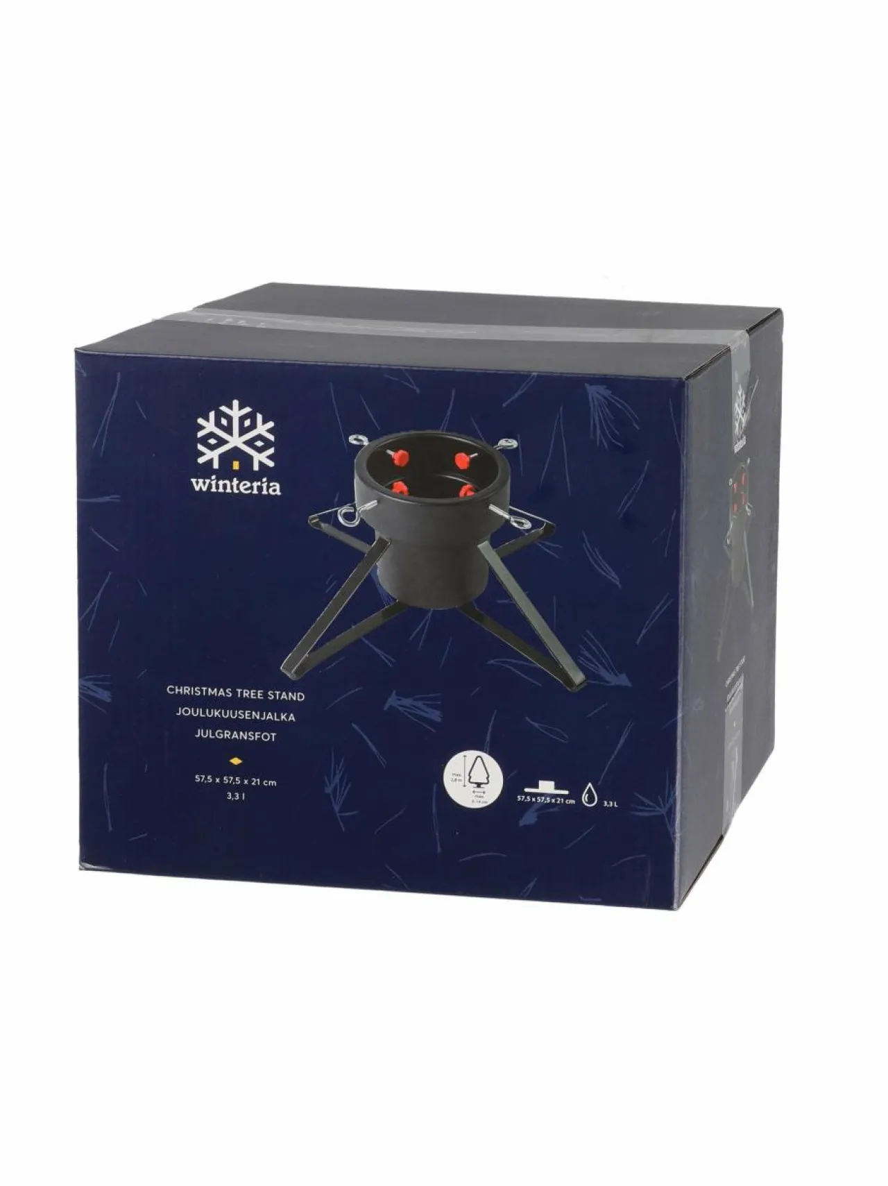 No Brand Winteria Large -joulukuusenjalka 57,5 x 57,5 x 21 cm^ Joulukuuset|Koriste-Esineet
