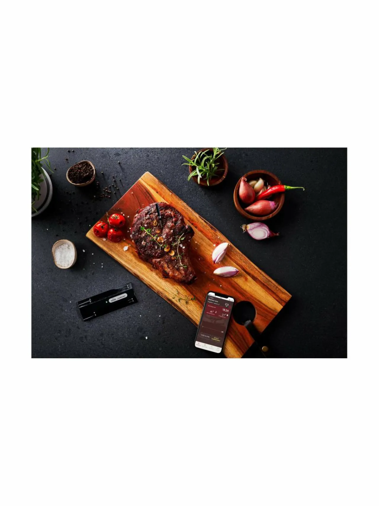 Muut Keittiölaitteet<Witt by CookPerfect -langaton paistolämpömittari BLACK