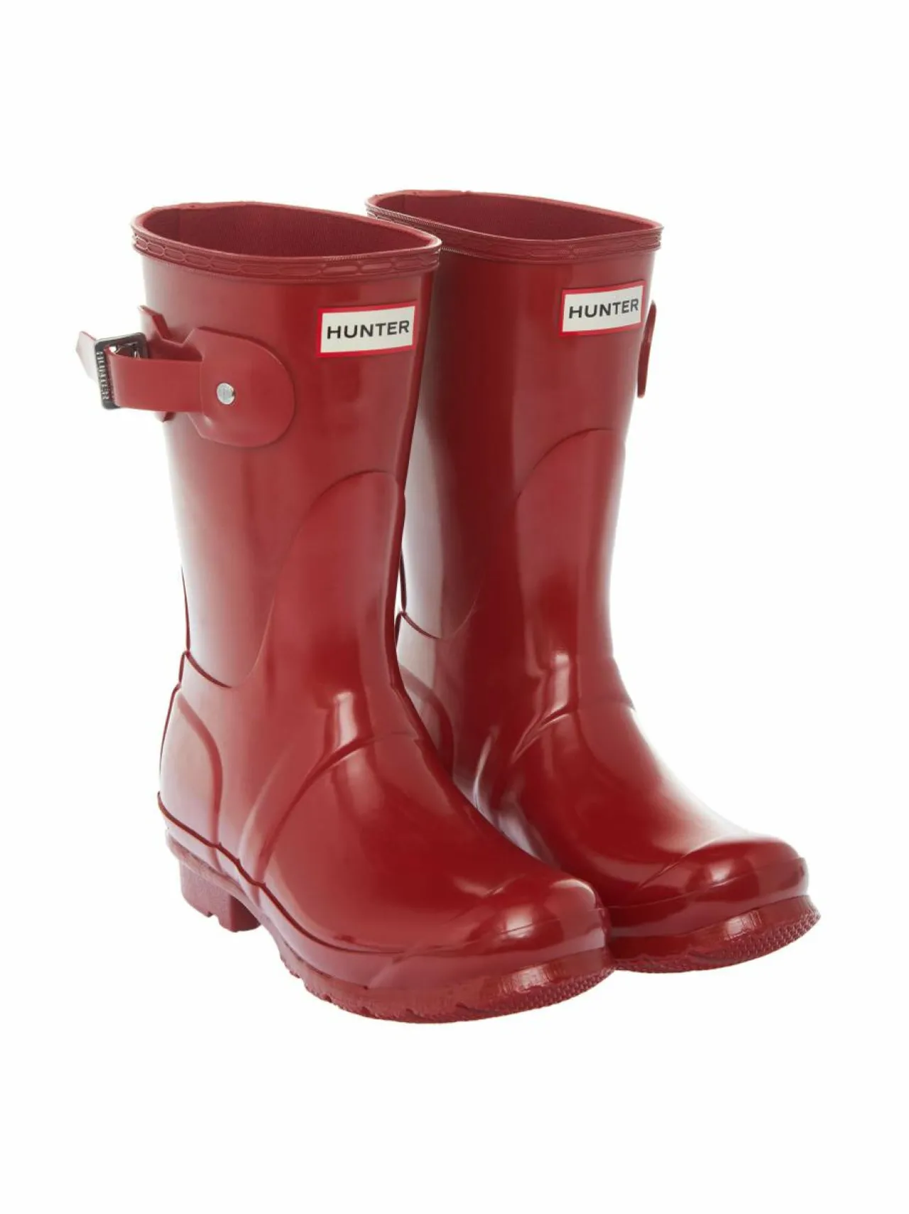 Kumisaappaat<Hunter Women's Original Short Gloss -kumisaappaat MLR MILITARY RED