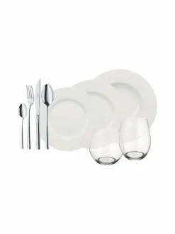 Astiasarjat<Villeroy & Boch Wonderful World of -astiasto, 36 osaa WHITE