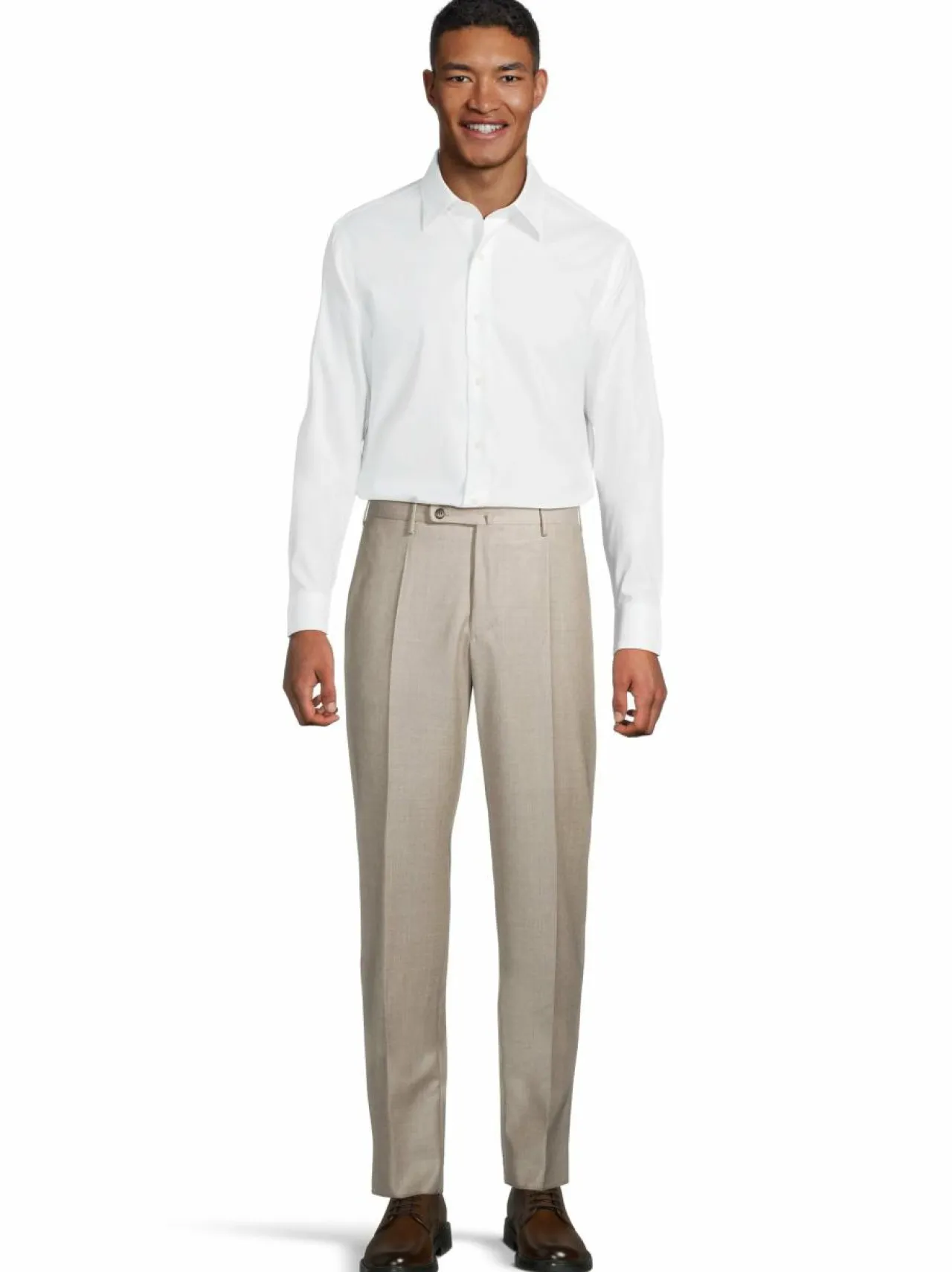 SLOWEAR Worsted Flannel Regular Fit -housut^ Housut