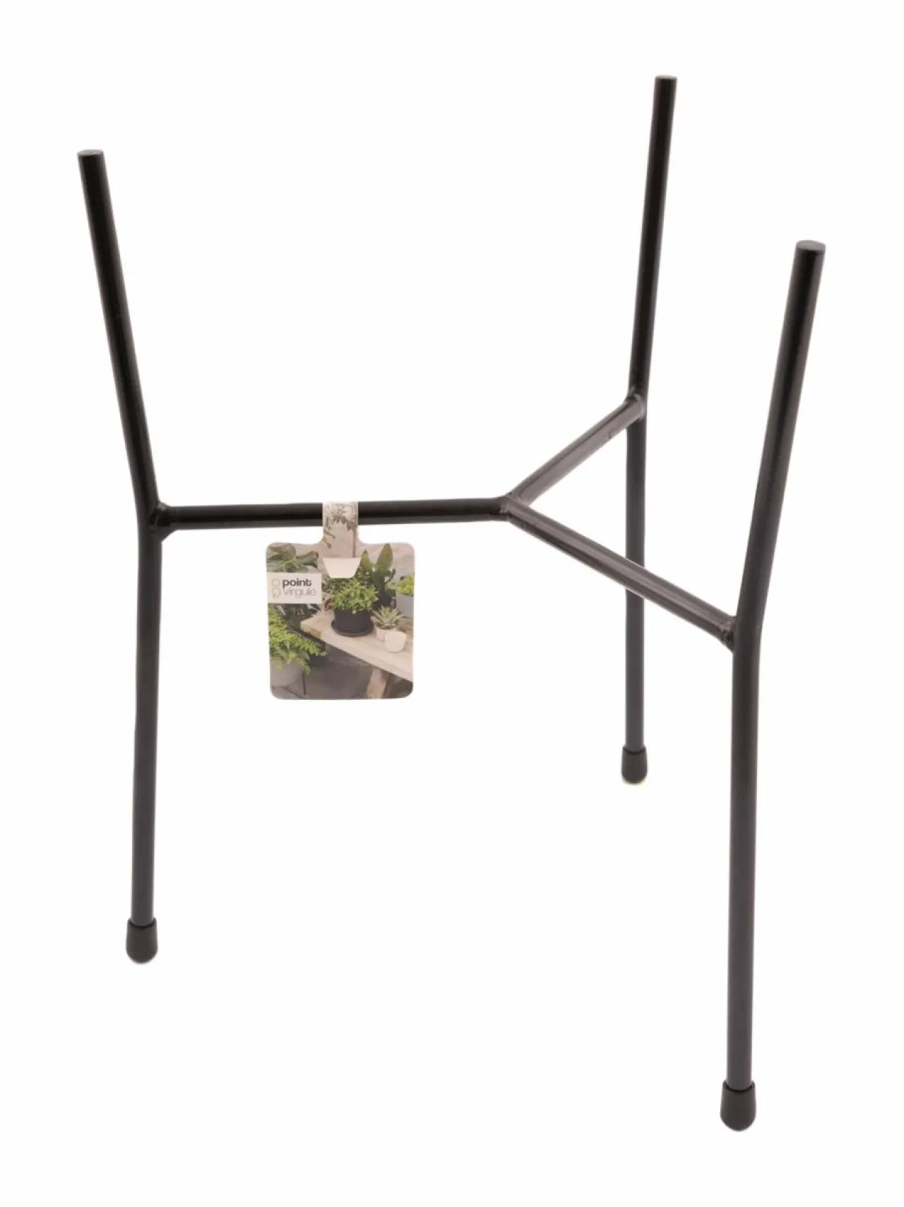 Ruukut & Istutusastiat<Point Virgule XL-ruukkuteline 26,8 cm BLACK
