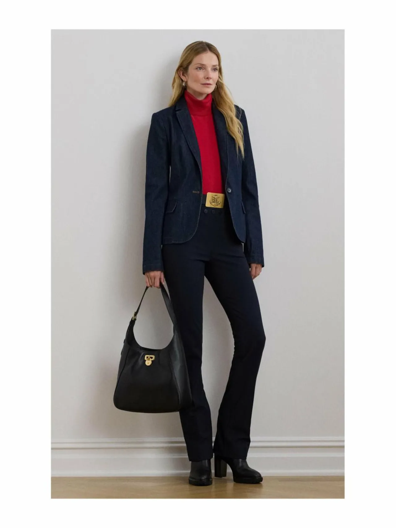 Bleiserit & Jakut<Lauren Ralph Lauren Yasine-farkkubleiseri 001 BLUE