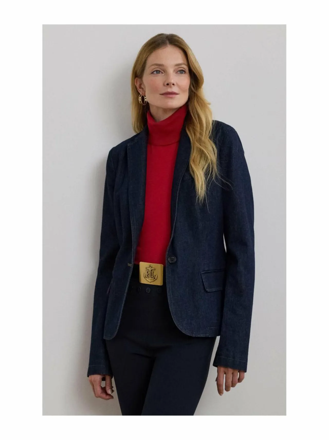Bleiserit & Jakut<Lauren Ralph Lauren Yasine-farkkubleiseri 001 BLUE