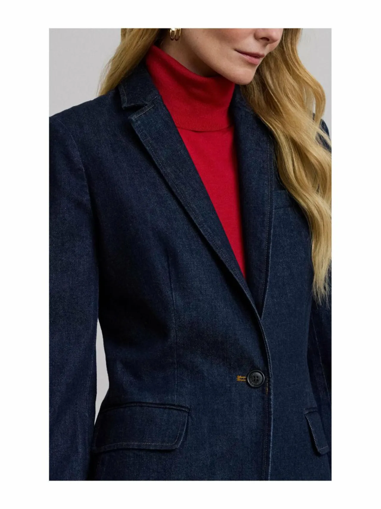 Bleiserit & Jakut<Lauren Ralph Lauren Yasine-farkkubleiseri 001 BLUE