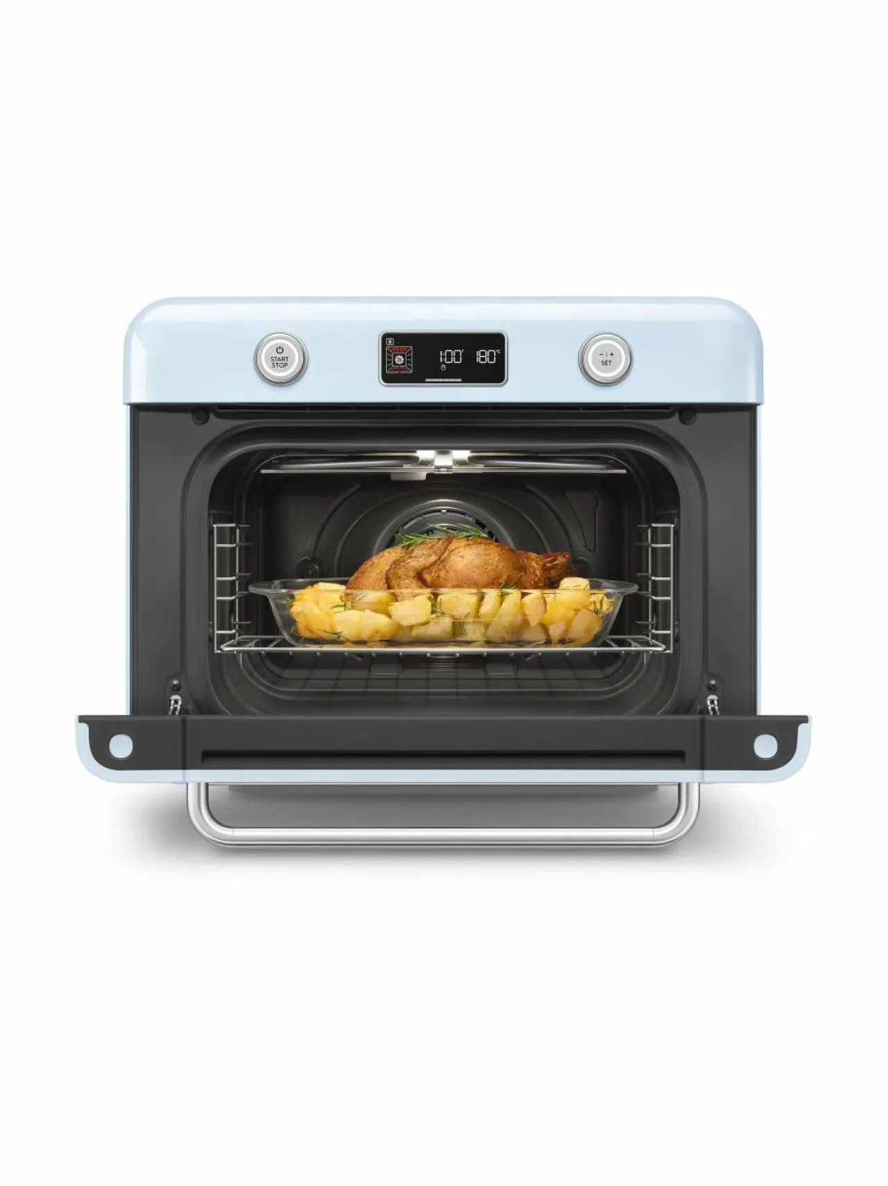 Muut Keittiölaitteet<Smeg Yhdistelmähöyryuuni PASTEL BLUE