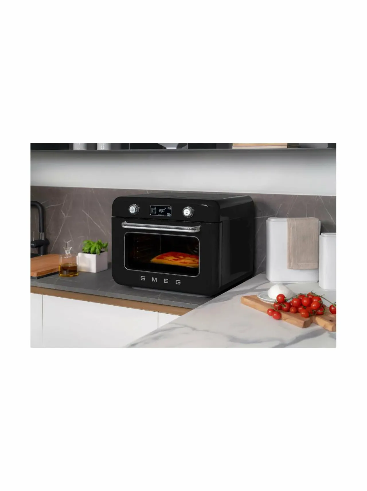 Muut Keittiölaitteet<Smeg Yhdistelmähöyryuuni BLACK