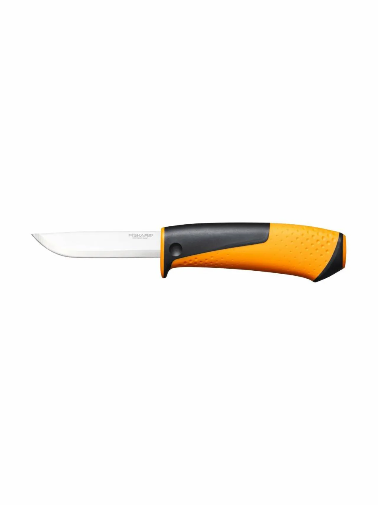 Työkalut<Fiskars Yleispuukko teroittimella BLACK