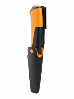Työkalut<Fiskars Yleispuukko teroittimella BLACK