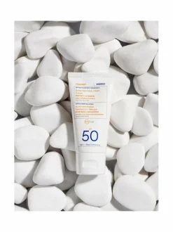 Aurinkotuotteet<Korres Yoghurt Sunscreen Face + Eyes Gel-Cream SPF 50 -geelivoide