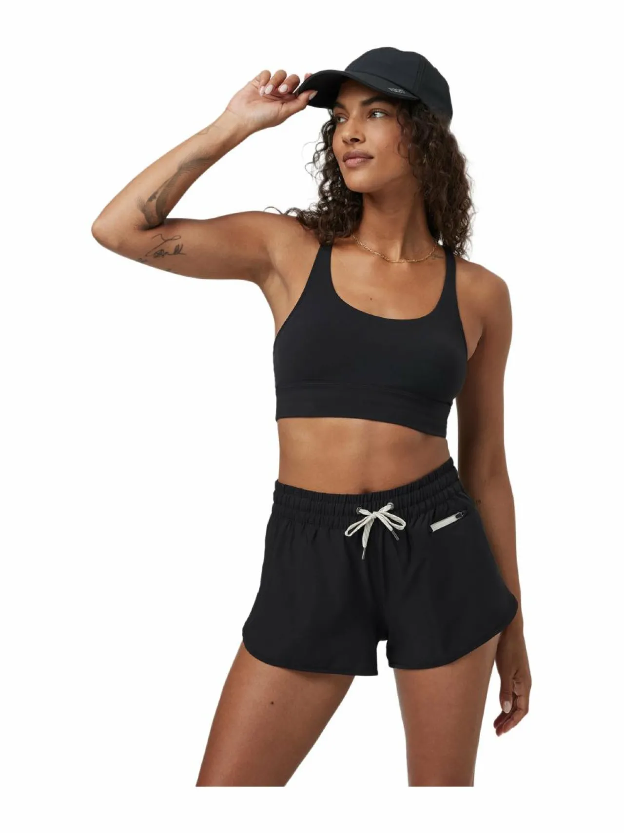 Urheiluliivit & -Kerrastot<Vuori Yosemite Longline -rintaliivitoppi BLK BLACK