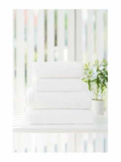 Kylpyhuonetekstiilit<LUIN LIVING Your Home Your Spa -pyyhe SNOW