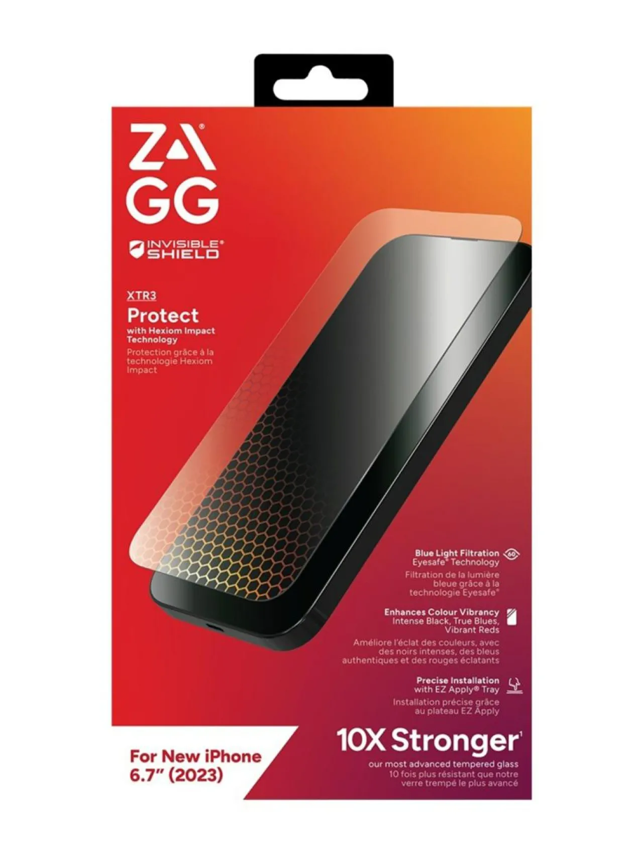 Zagg IS Glass XTR3 - näytönsuoja iPhone 15 Plus^ Puhelimen Suojakuoret & Tarvikkeet