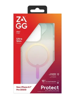 Zagg Milan Snap - helmiäisväri suojakuori iPhone 15 Pro^ Puhelimen Suojakuoret & Tarvikkeet