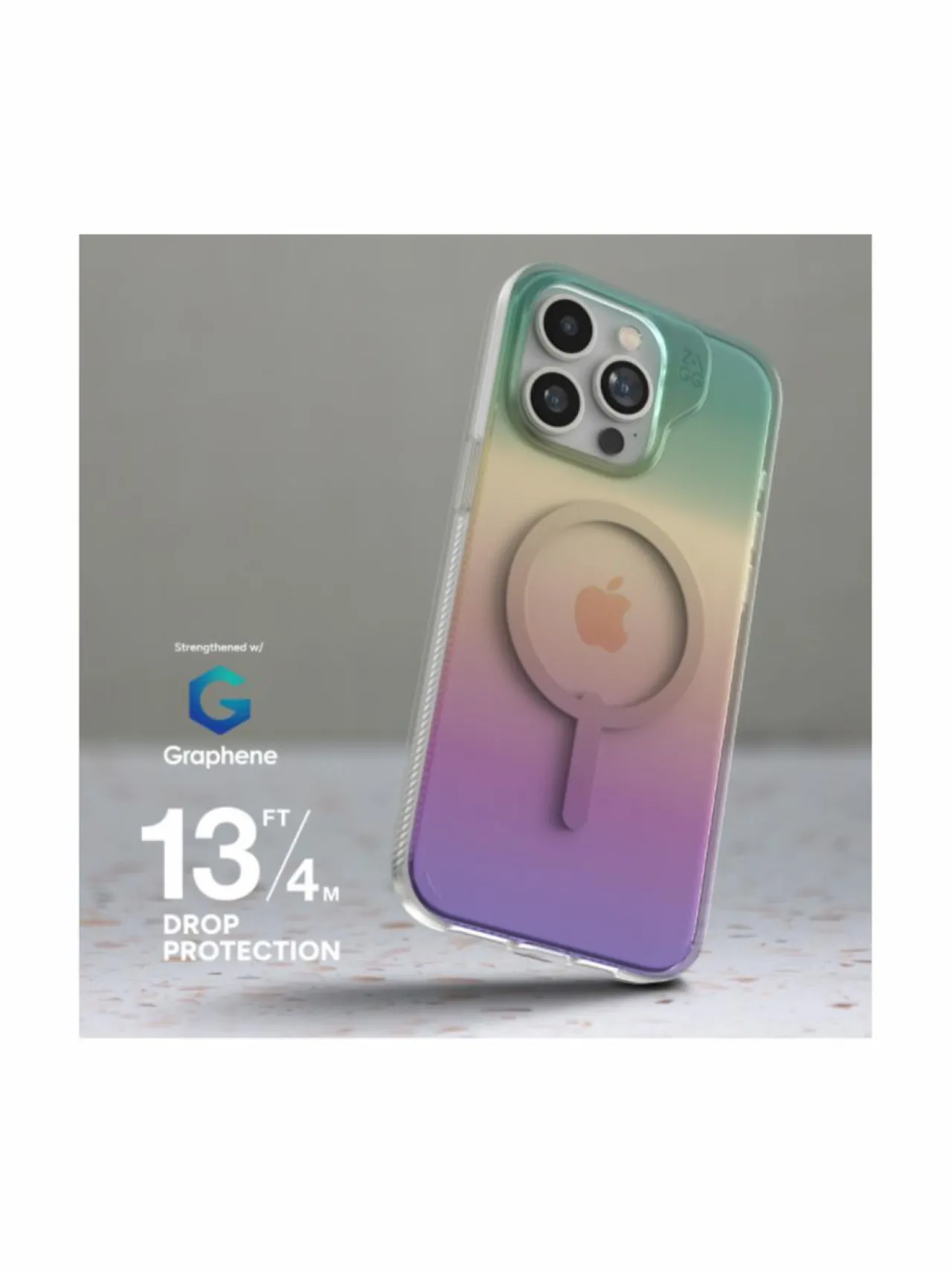Zagg Milan Snap - helmiäisväri suojakuori iPhone 15 Pro^ Puhelimen Suojakuoret & Tarvikkeet
