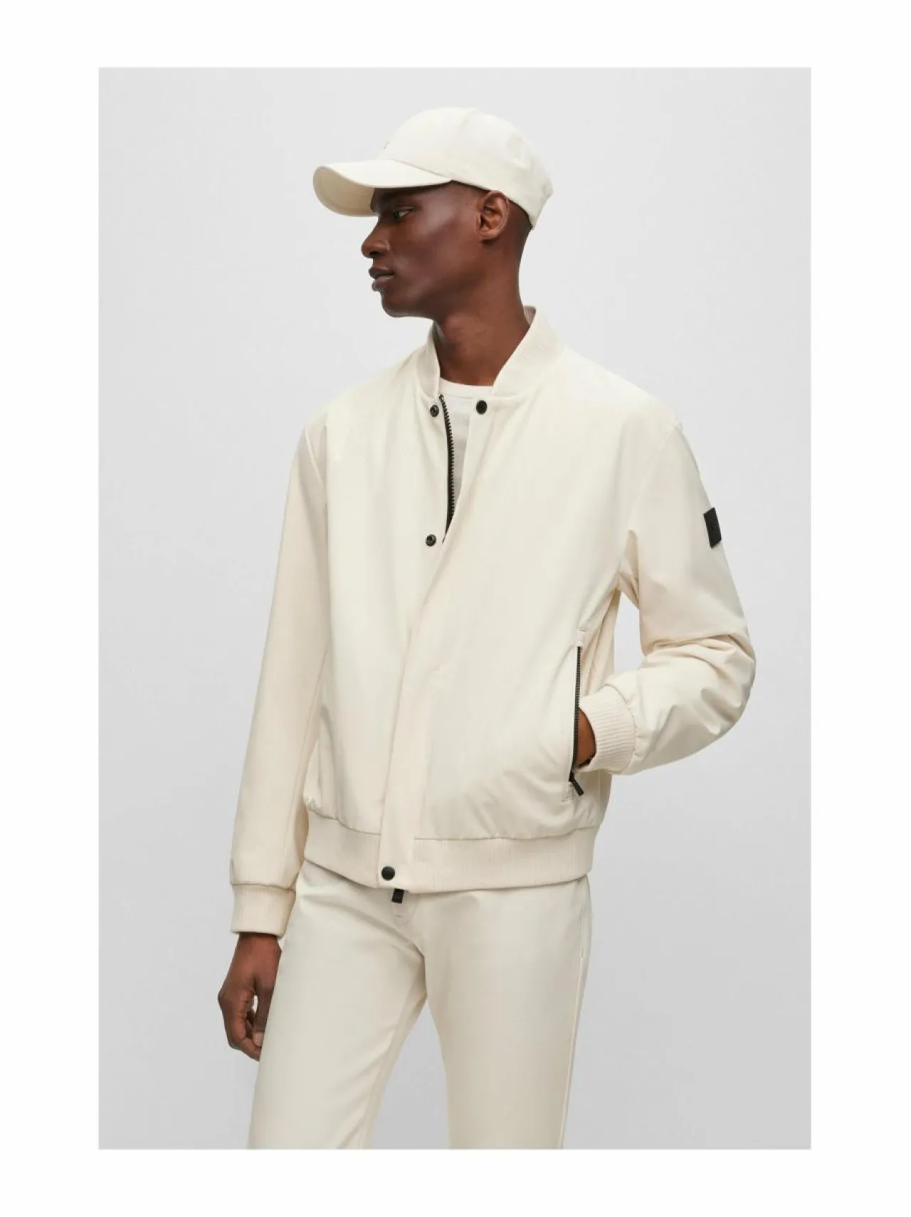 Hatut & Pipot<BOSS Zed-lippalakki 131 OPEN WHITE