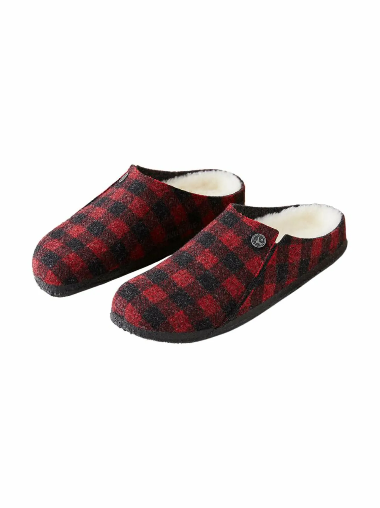 Tohvelit<BIRKENSTOCK Zermatt Shearling -huopatossut ACTIVE RED