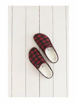 Tohvelit<BIRKENSTOCK Zermatt Shearling -huopatossut ACTIVE RED