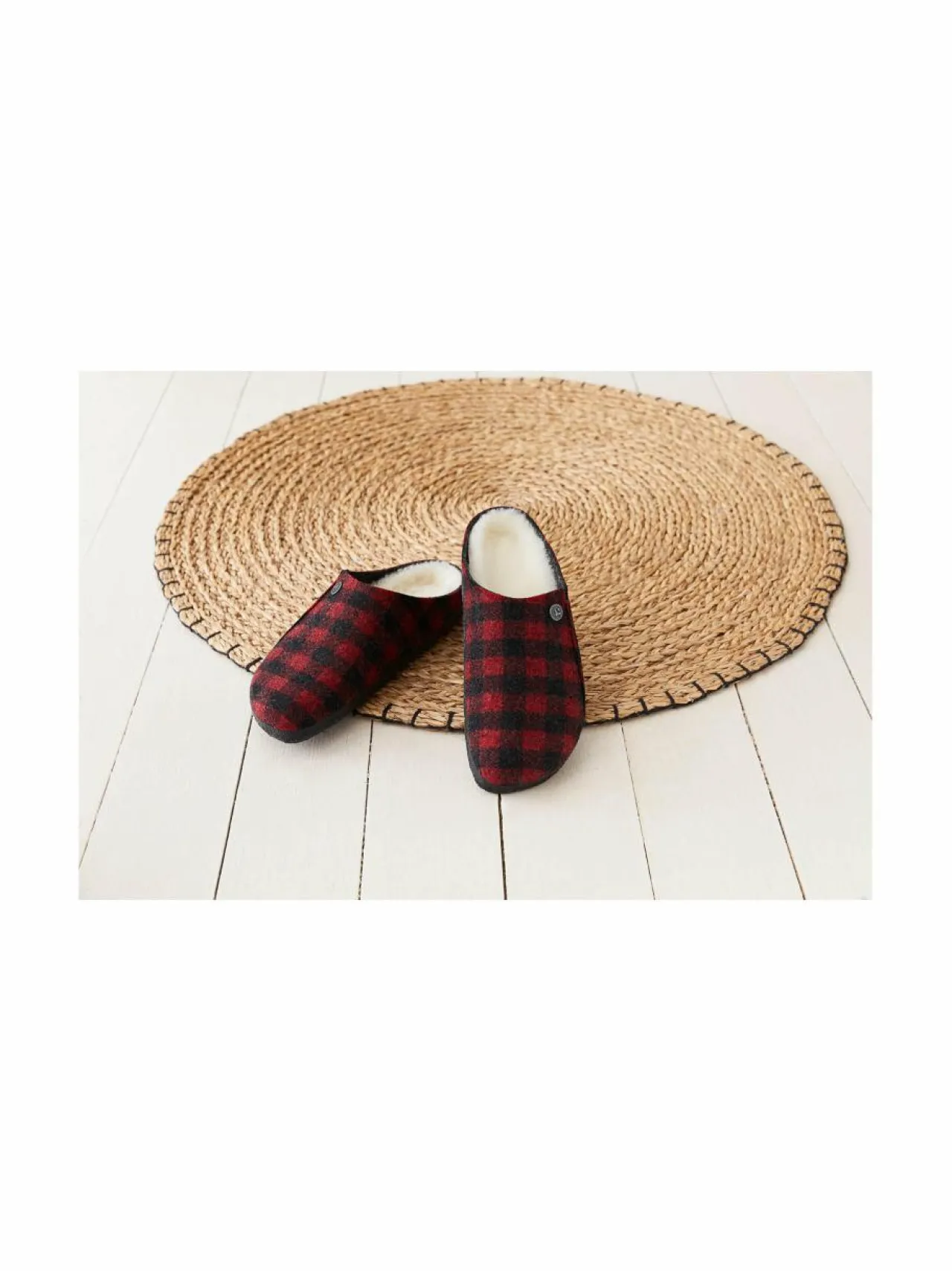 Tohvelit<BIRKENSTOCK Zermatt Shearling -huopatossut ACTIVE RED