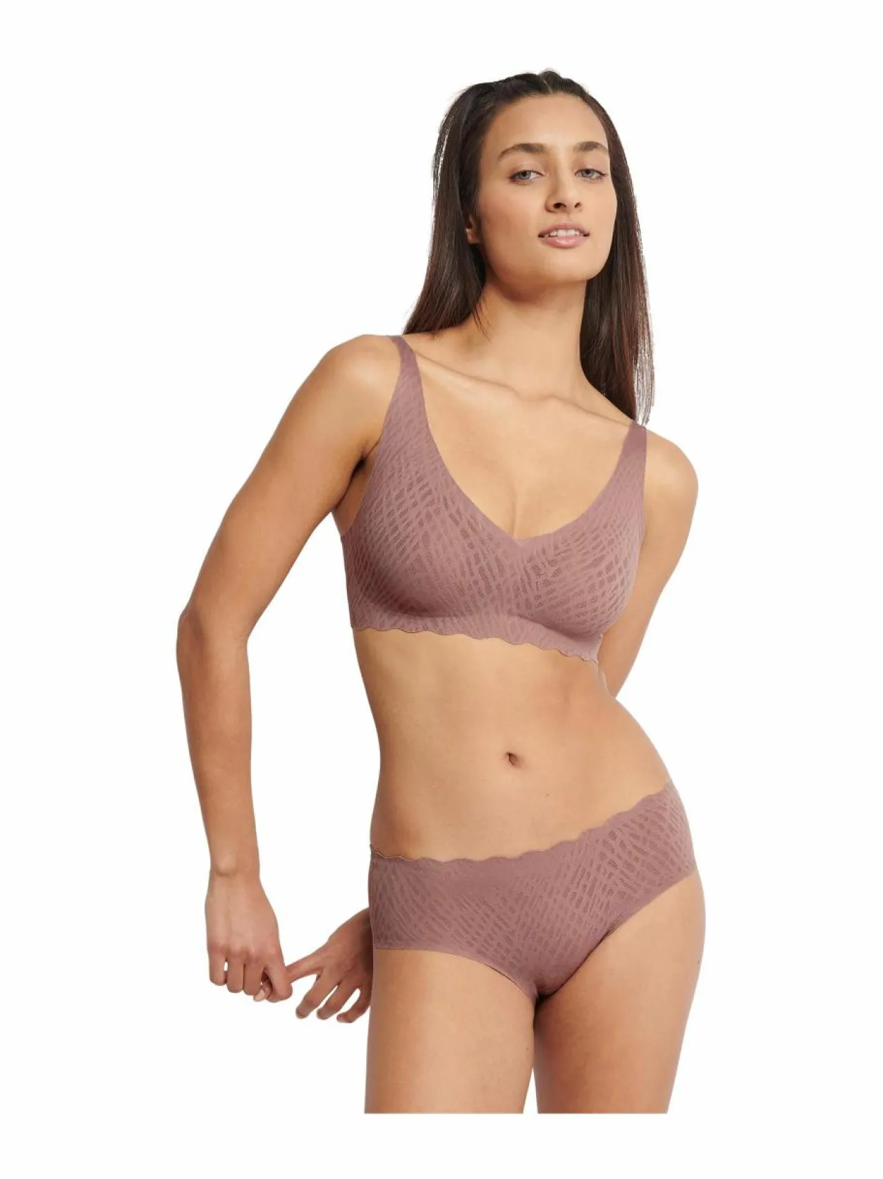 Alusvaatteet & -Asut<Sloggi Zero Feel Bliss Soft -rintaliivit 1141 CACAO