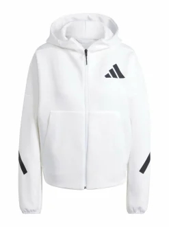 Paidat, Hupparit & Colleget<adidas Sportswear Z.N.E. Full Zip -hupparitakki JE7849 WHITE