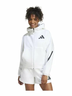 Paidat, Hupparit & Colleget<adidas Sportswear Z.N.E. Full Zip -hupparitakki JE7849 WHITE