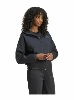 Paidat, Hupparit & Colleget<adidas Sportswear Z.N.E. Full Zip -hupparitakki JE7848 BLACK