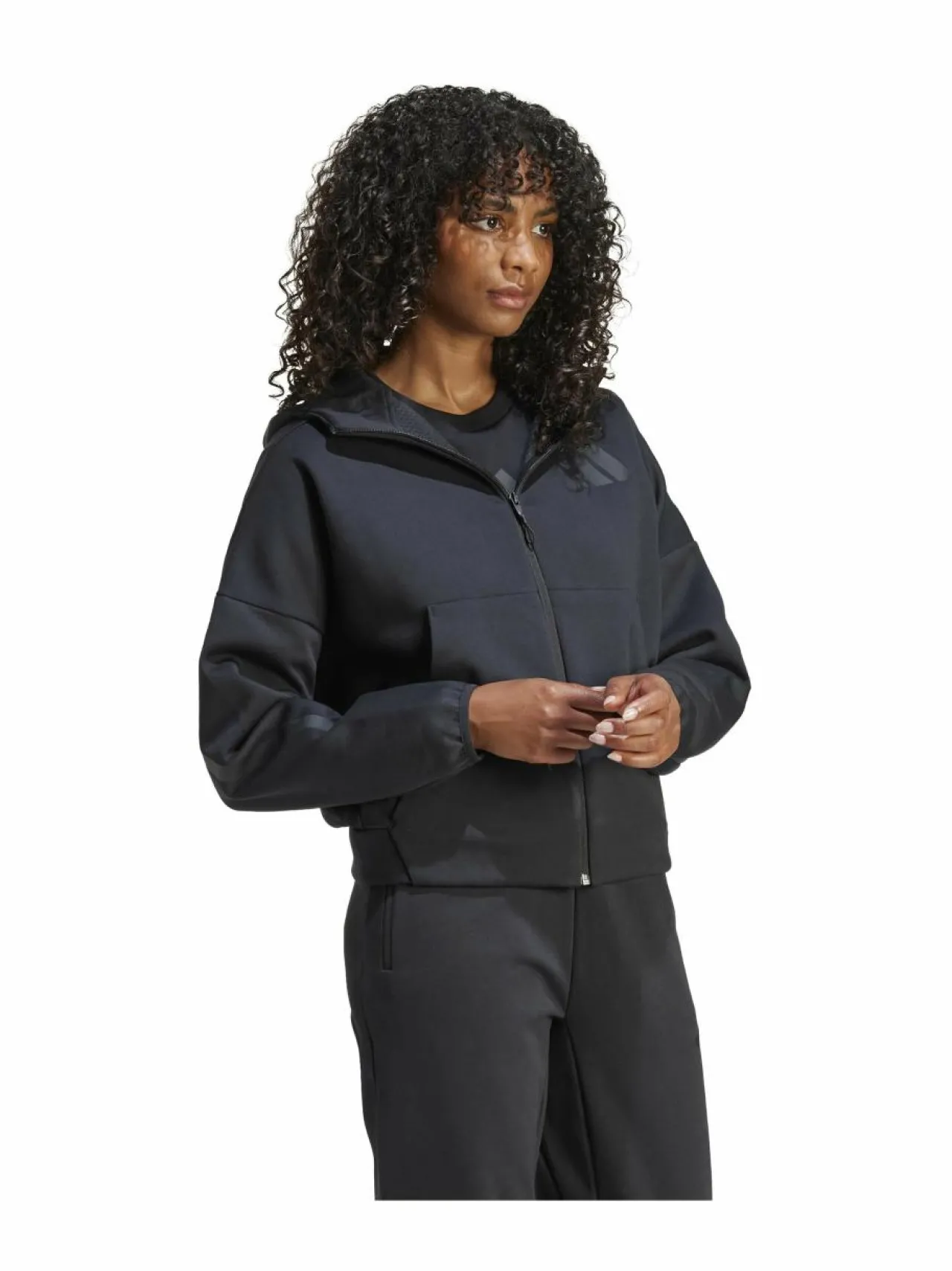 Paidat, Hupparit & Colleget<adidas Sportswear Z.N.E. Full Zip -hupparitakki JE7848 BLACK